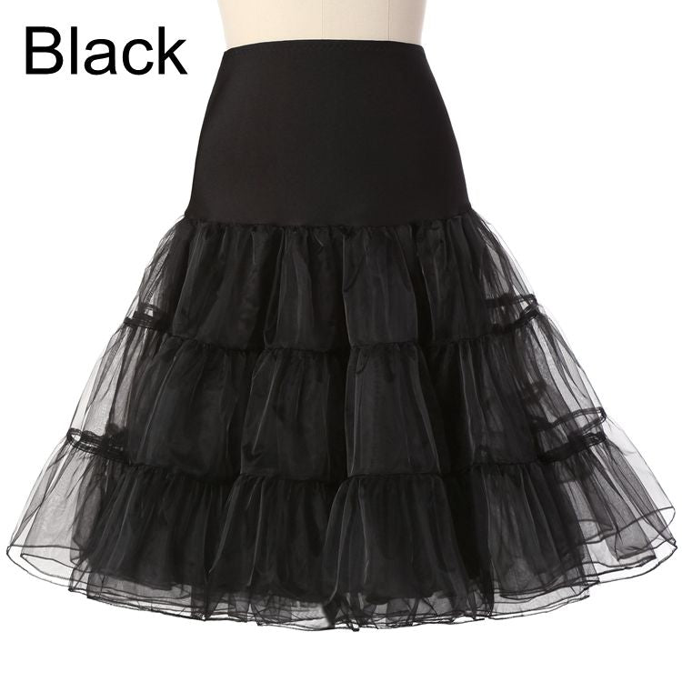 Free Short Organza Halloween Petticoat Crinoline Vintage Wedding