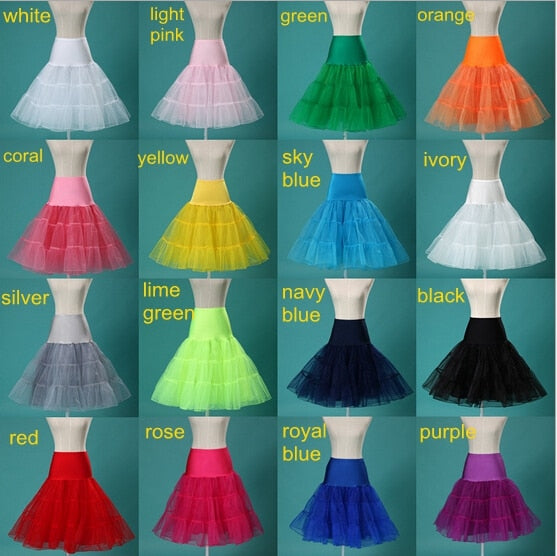 Free Short Organza Halloween Petticoat Crinoline Vintage Wedding