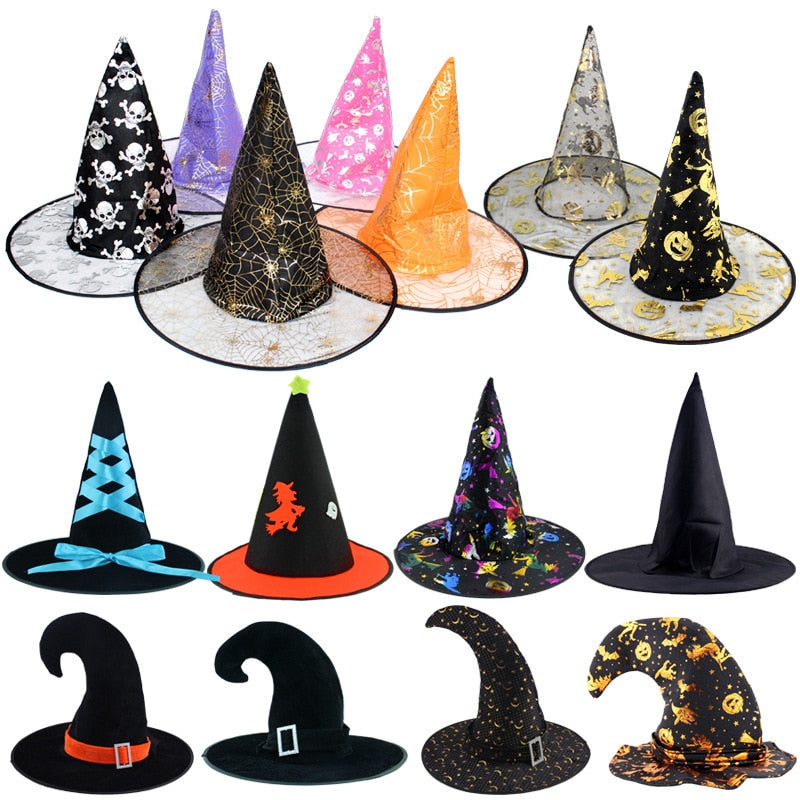 Halloween Decoration Witch Hat Cosplay Halloween Outdoor Tree Hanging Ornament Party Props