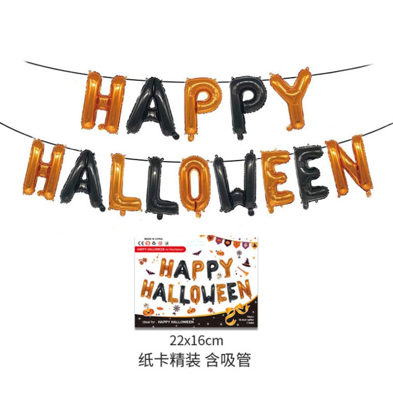 Halloween Letter Paper Boo Banners 3D Decorations