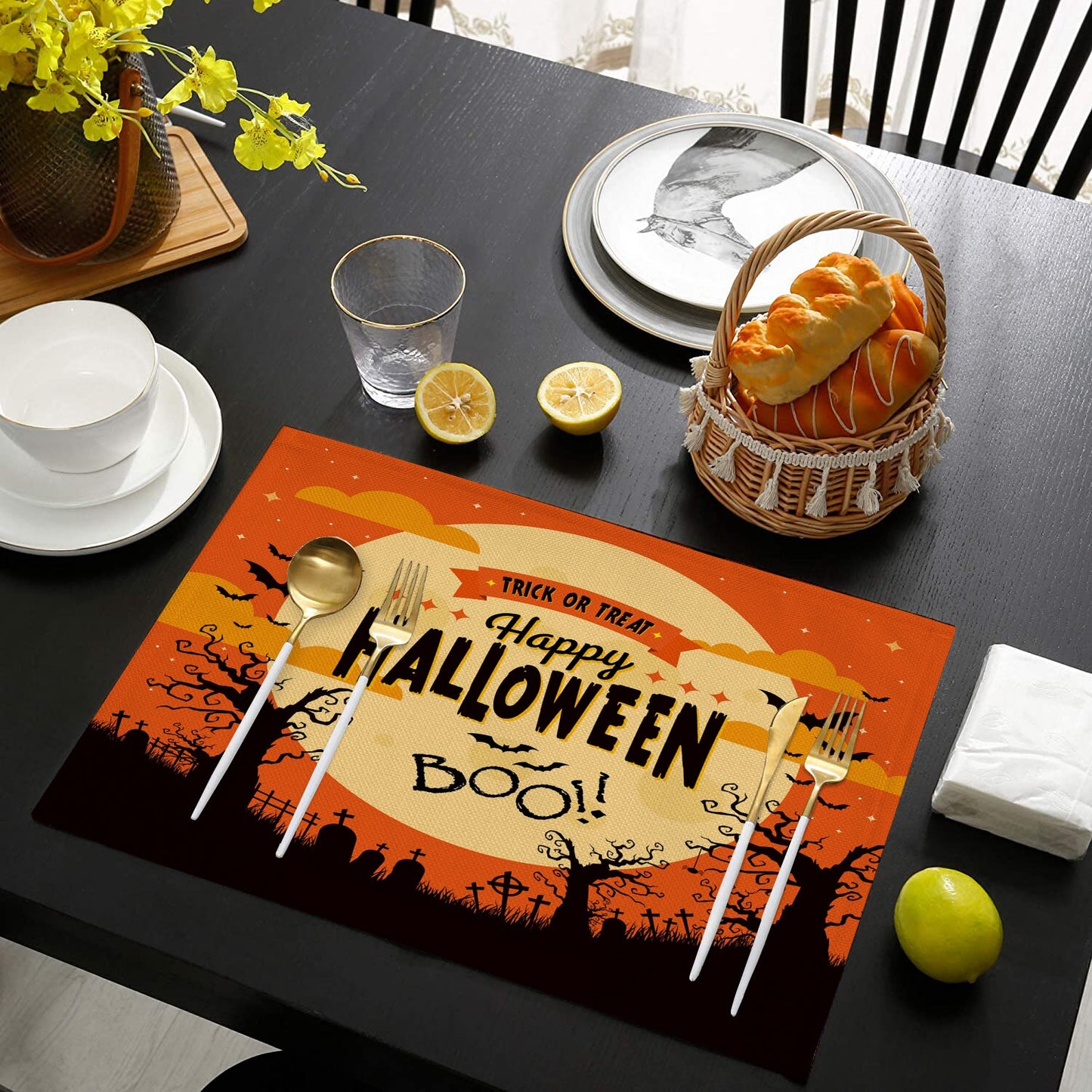 Halloween Cute Pumpkin Placemat