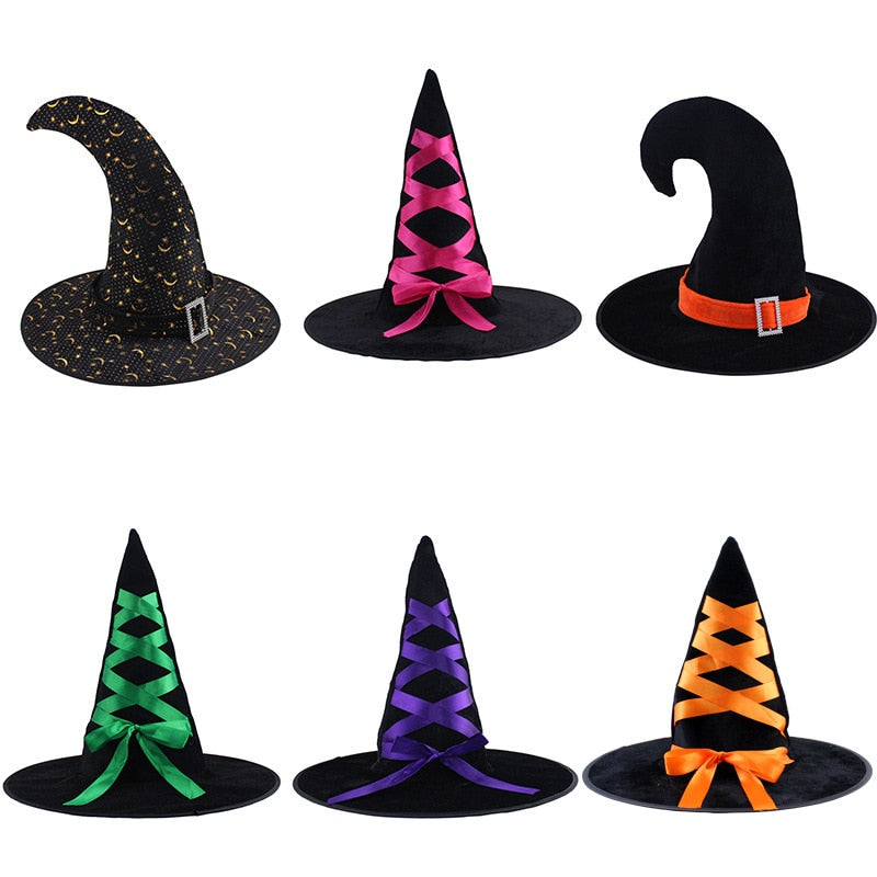 Halloween Decoration Witch Hat Cosplay Halloween Outdoor Tree Hanging Ornament Party Props