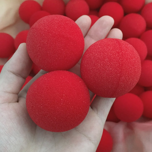 10pcs Clown Nose Sponge Ball