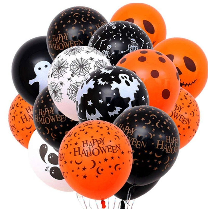 10-50pcs Halloween Balloons Large Latex Balloon  Party Decor